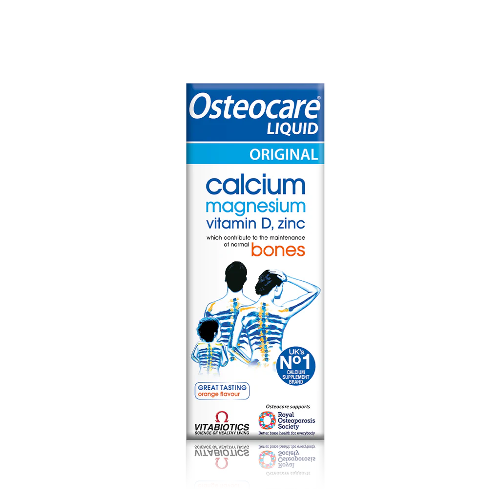 Vitabiotics Osteocare Liquid, 200ml | Liquid Calcium, Magnesium, Zinc & Vitamin D3