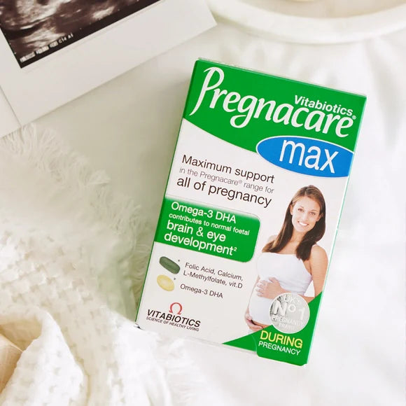 Vitabiotics Pregnacare Max, 84 Tablets & Capsules | Pregnancy Multinutrient with L-Methylfolate and DHA – product photo