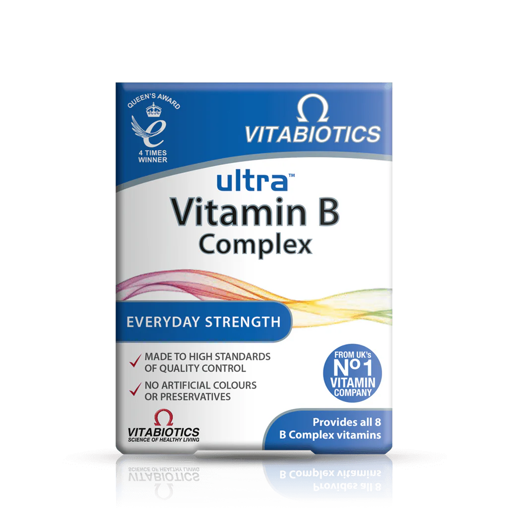 Vitabiotics Ultra Vitamin B Complex, 60 Tablets | All Eight B Vitamins in One Tablet
