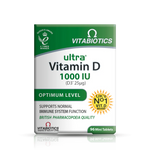 Vitabiotics Ultra Vitamin D 1000 IU 1000 IU (25 µg), 96 Tablets | Vitamin D3 1000 IU (25 µg) Tablets