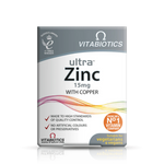 Vitabiotics Ultra Zinc 15 mg, 60 Tablets | Zinc 15 mg with Copper 1000 µg