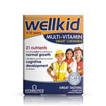 Vitabiotics Wellkid Smart Chewable, 30 Chewable Tablets | Chewable Multivitamin for Children 4-12