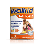 Vitabiotics Wellkid Soft Jelly Pastilles Orange, 30 Gummies | Children's Multivitamin Jelly Pastilles, Orange Flavour