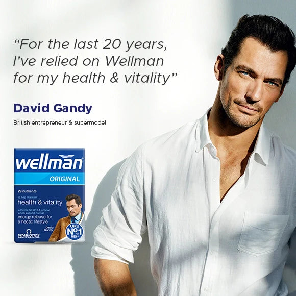Vitabiotics Wellman Original, 30 Tablets | Daily Multivitamin for Men – product photo